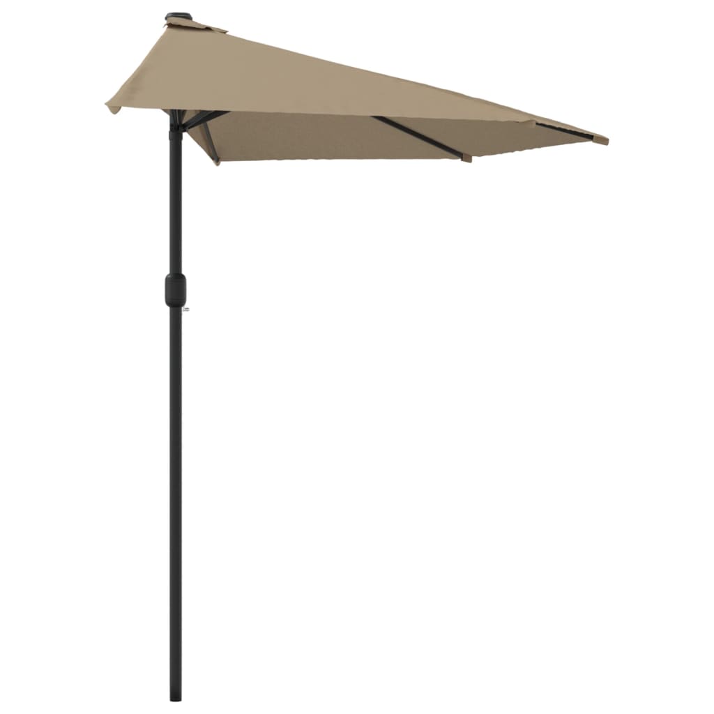 Sodo skėtis ASHER, taupe, 300x155x223cm