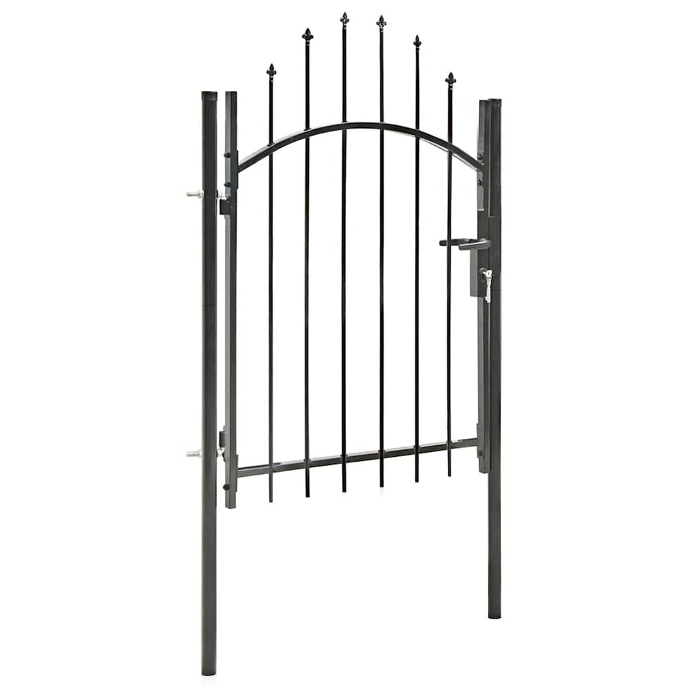 Sodo vartai Woerden plienas 1x1,25 m juodi
