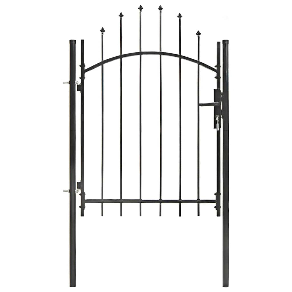 Sodo vartai Woerden plienas 1x1,25 m juodi
