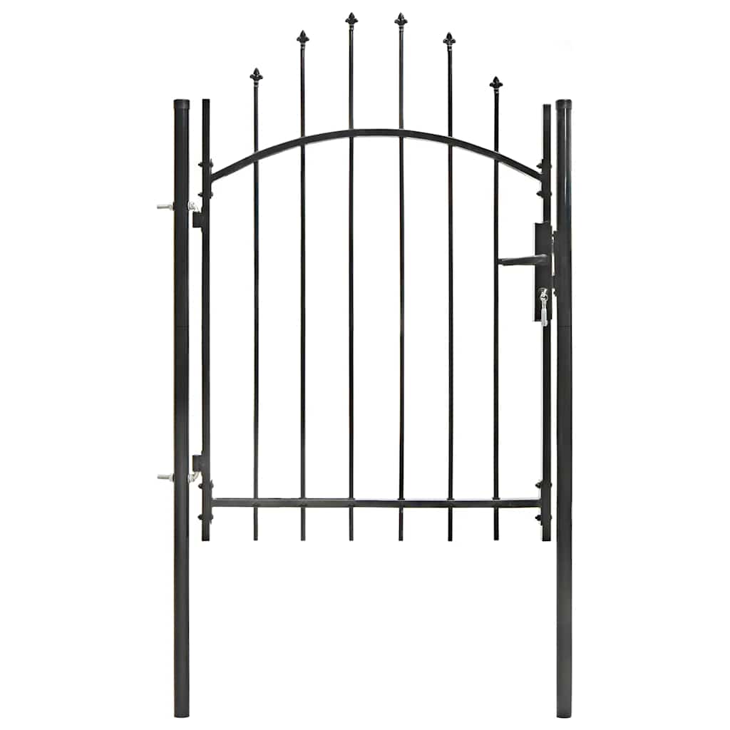Sodo vartai Woerden plienas 1x1,25 m juodi