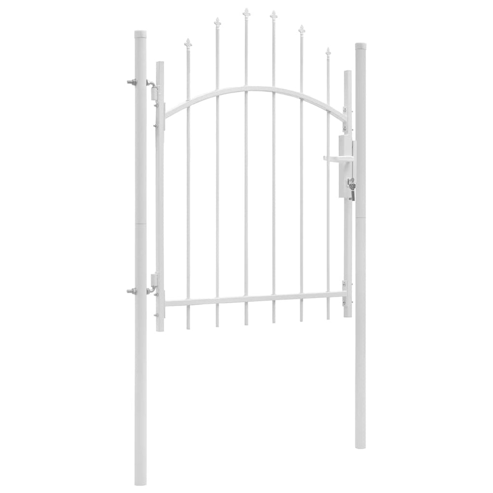 Sodo vartai Woerden plienas 1x1,25 m balti
