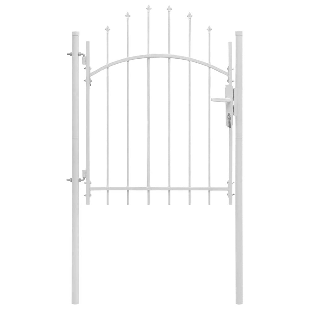Sodo vartai Woerden plienas 1x1,25 m balti