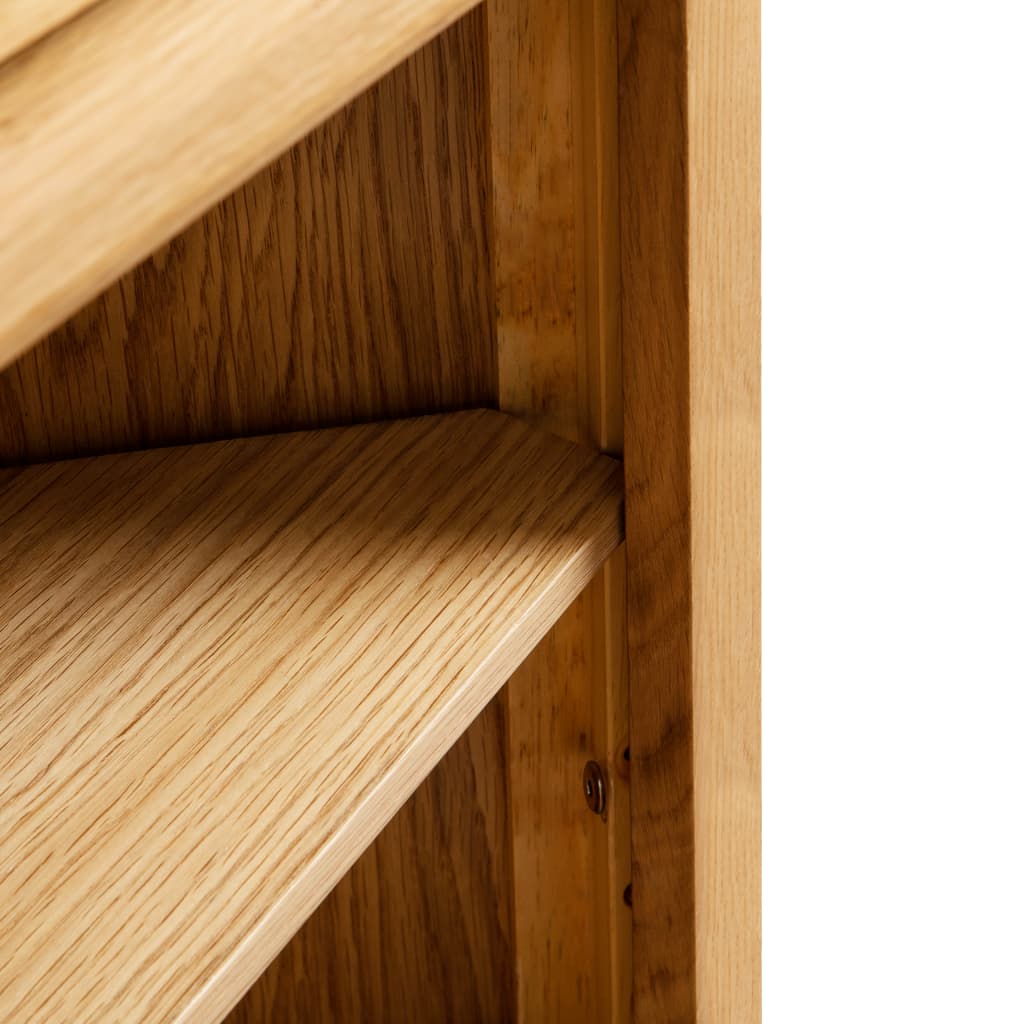 Corner cabinet, 59x36x180cm, solid oak wood