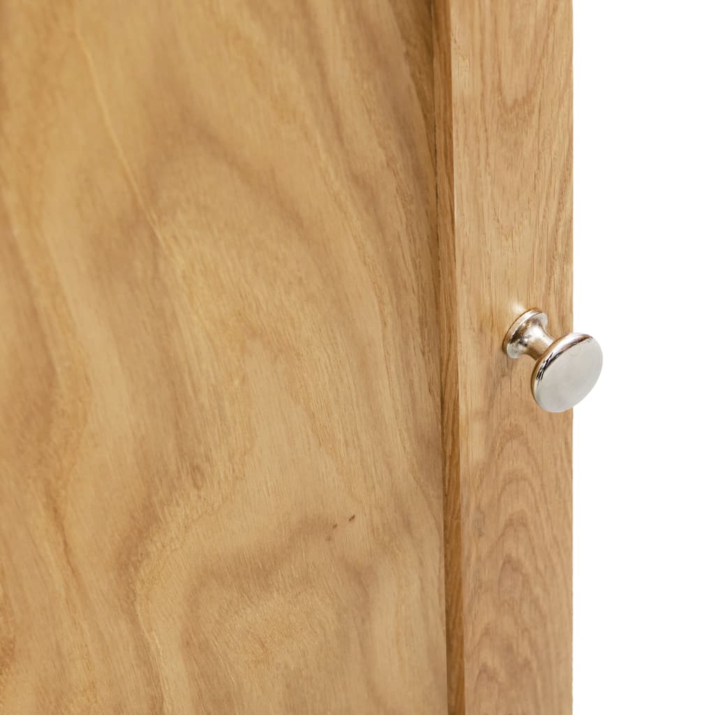 Corner cabinet, 59x36x180cm, solid oak wood