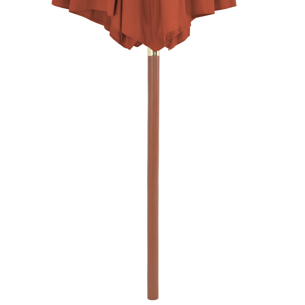 Dārza saulessargs ANDERSON, terakota, 300x250cm