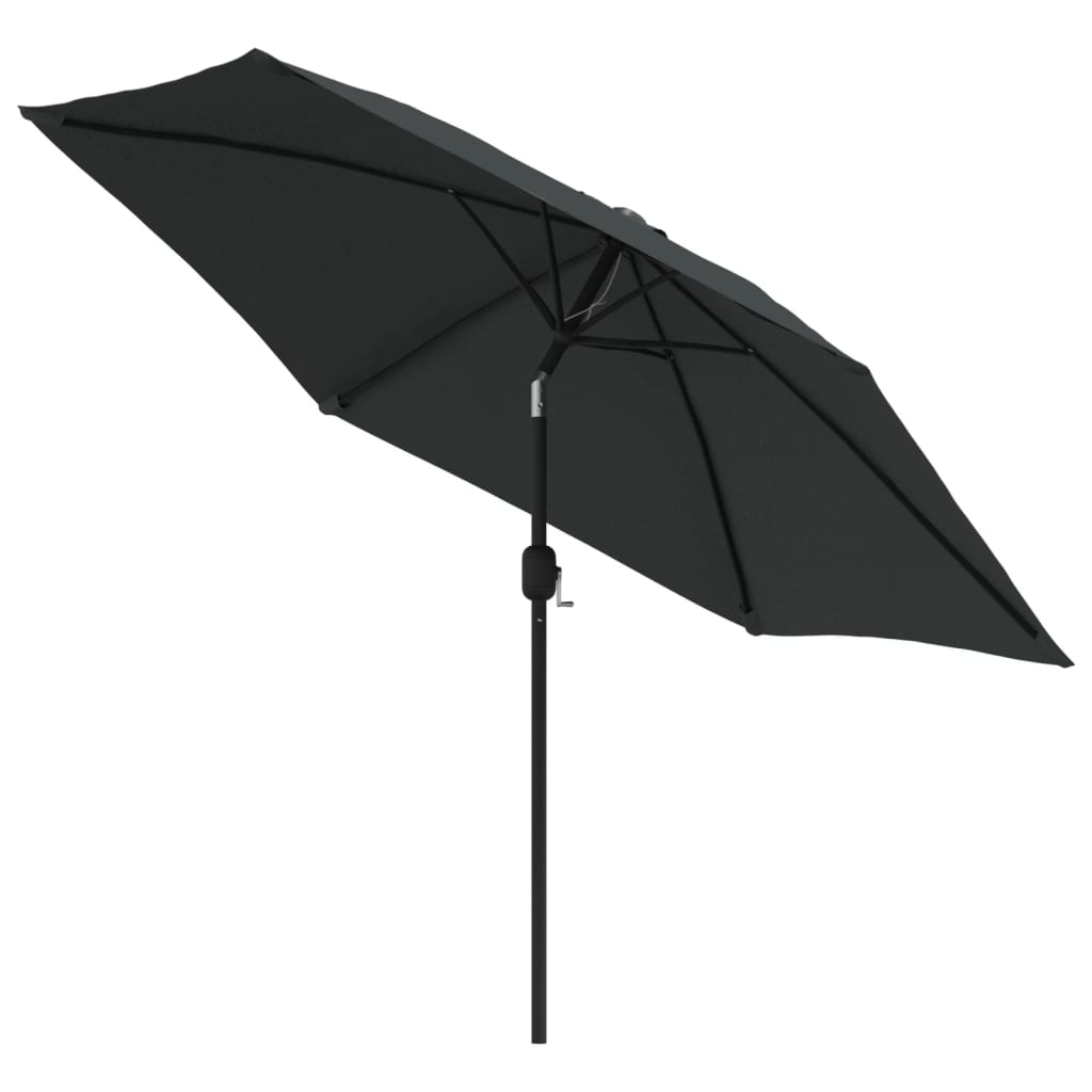 Garden Umbrella with Metal Pole, Anthracite, 300cm