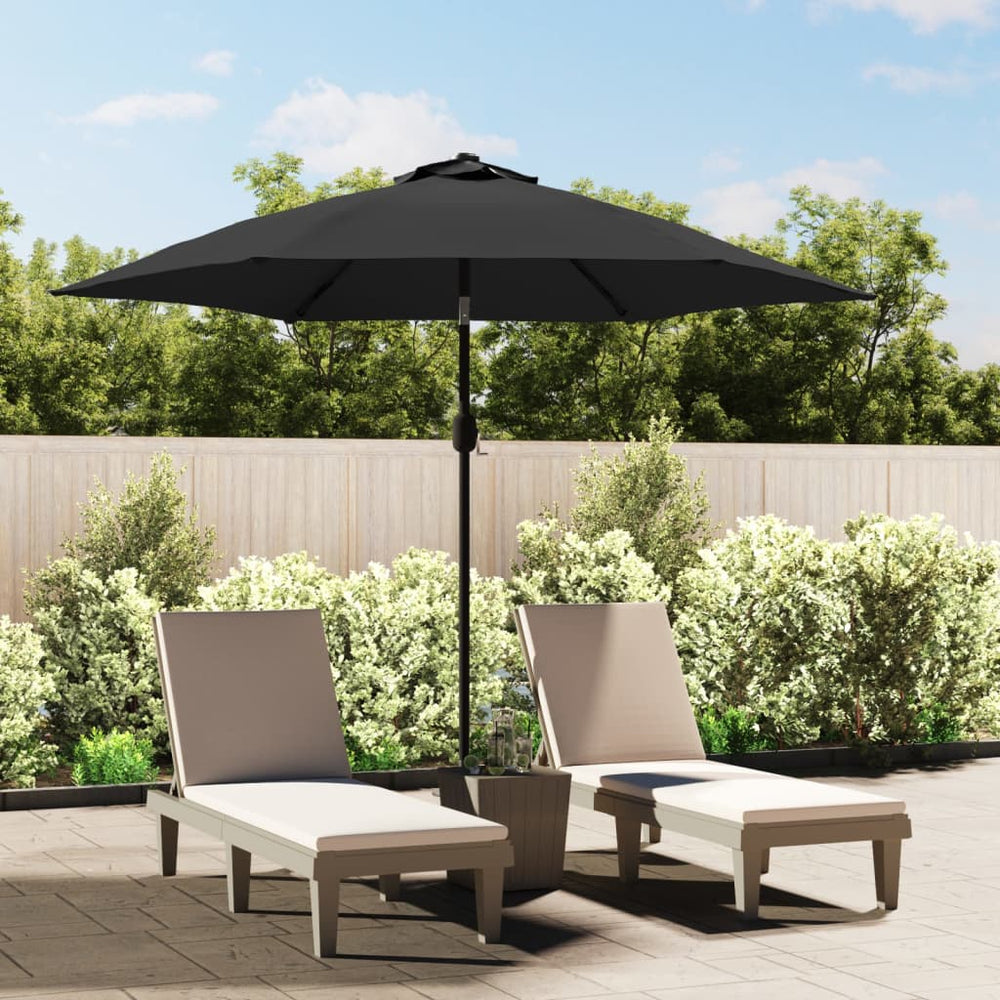 Garden Umbrella with Metal Pole, Anthracite, 300cm