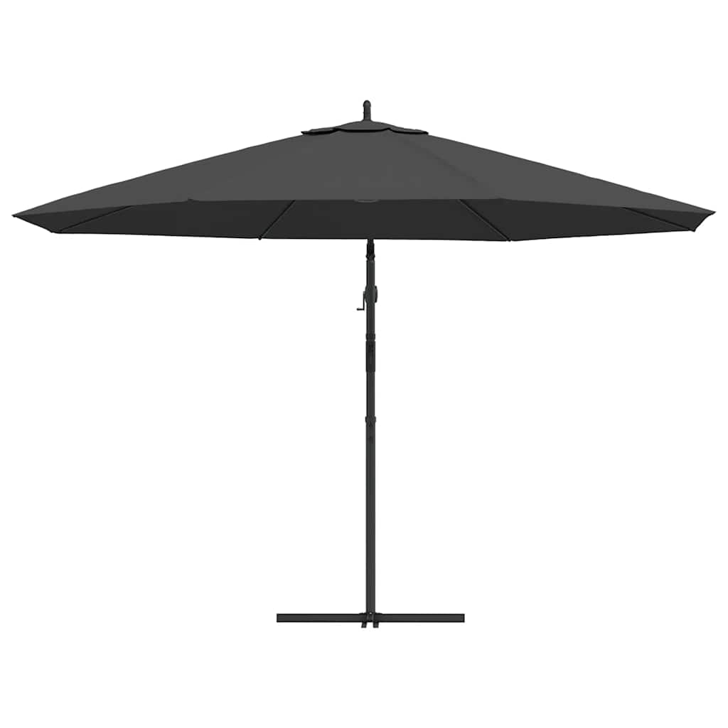 Gembinis sodo skėtis su aliuminiu stulpu, antracito, 350cm