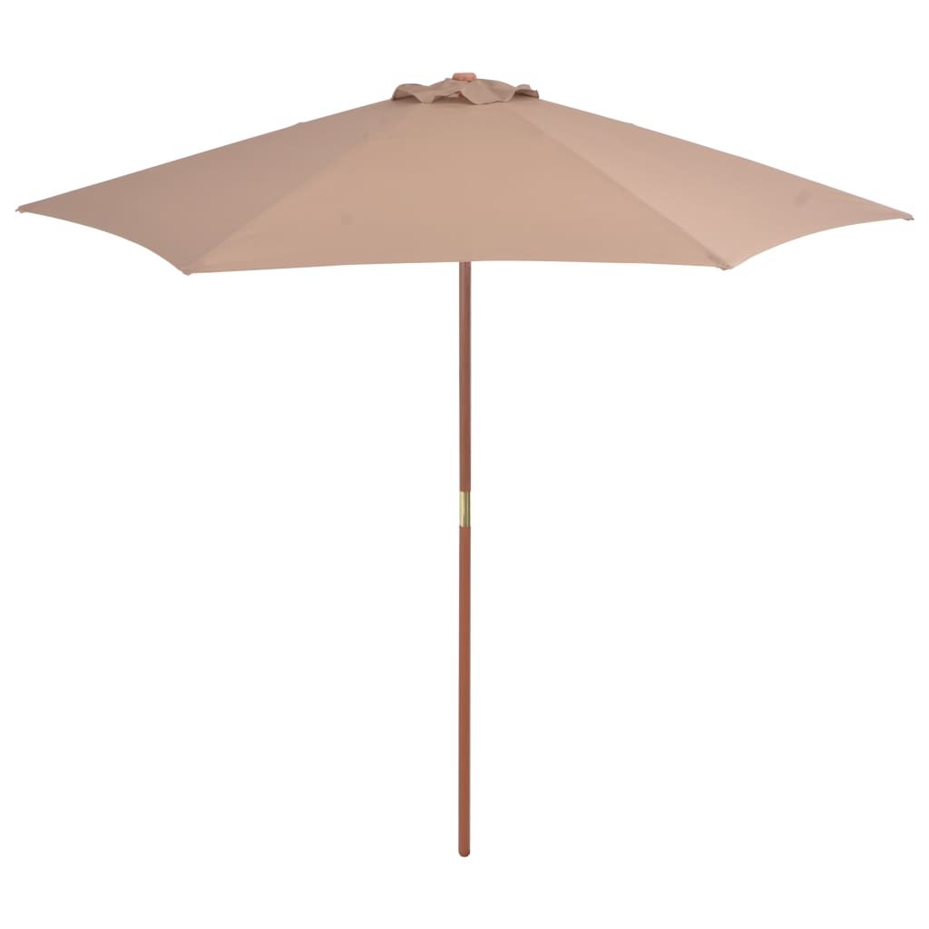 Sodo skėtis ARCHER, taupe, 270x244cm