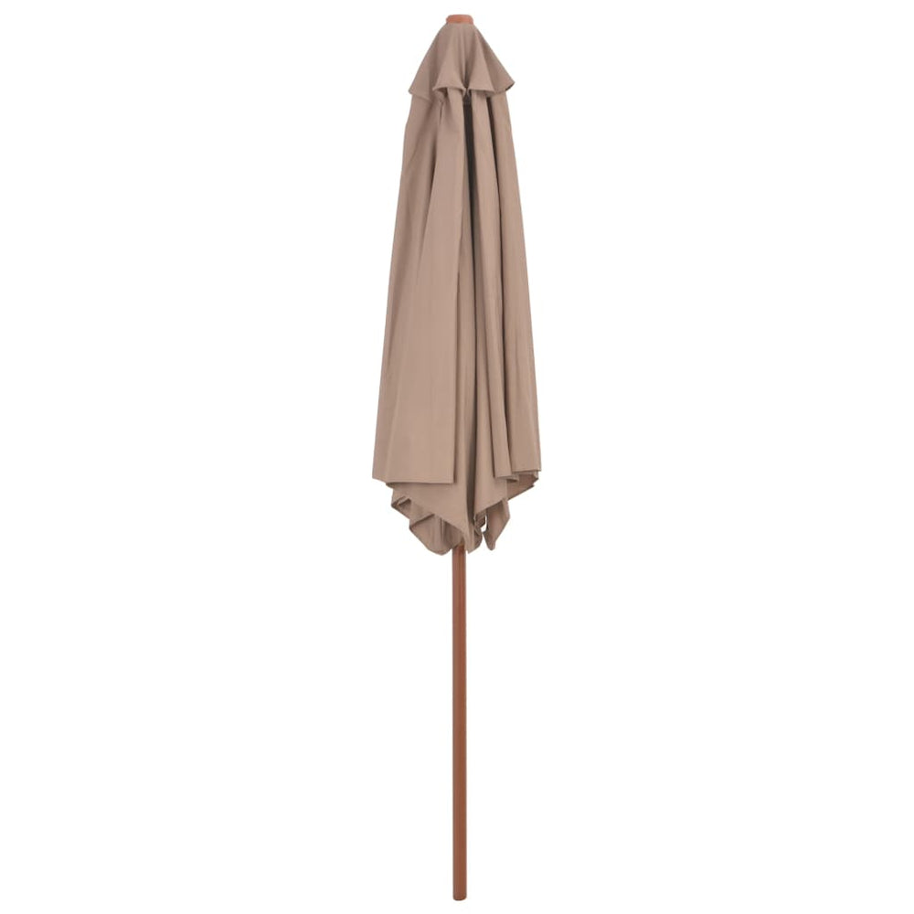 Sodo skėtis ARCHER, taupe, 270x244cm