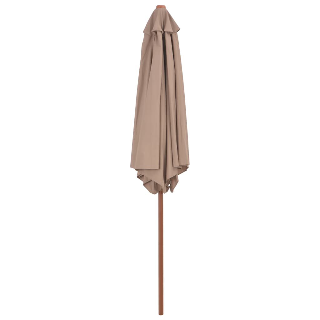 Sodo skėtis ARCHER, taupe, 270x244cm
