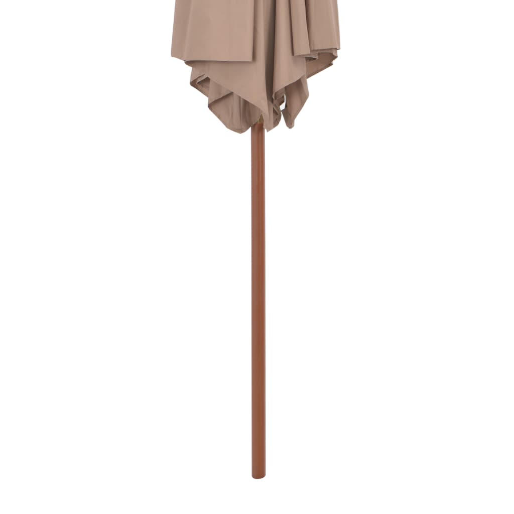Sodo skėtis ARCHER, taupe, 270x244cm