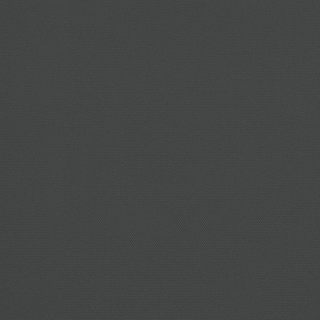 Gembinis skėtis su LED ir metaliniu stulpu, antracito, 350cm