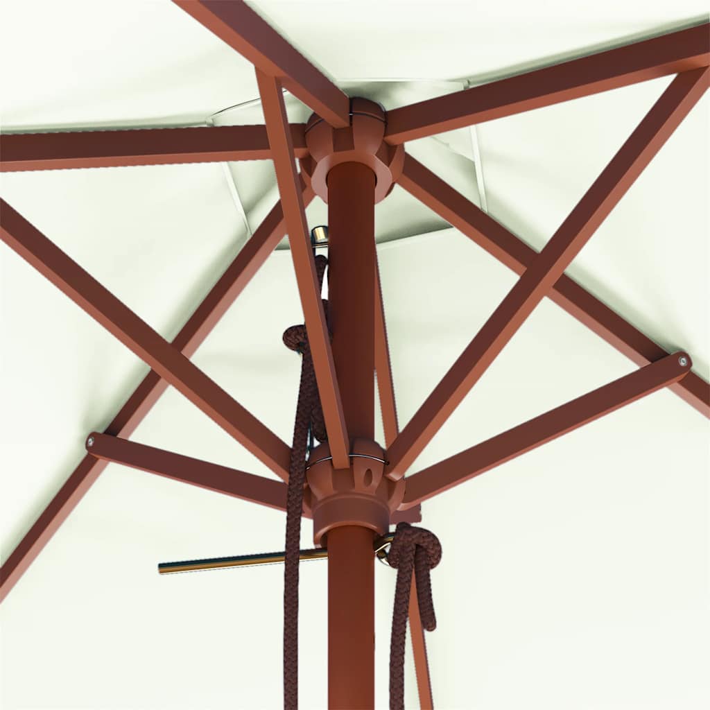 Sodo skėtis ARNOLD, smėlinė, 150x200x235cm