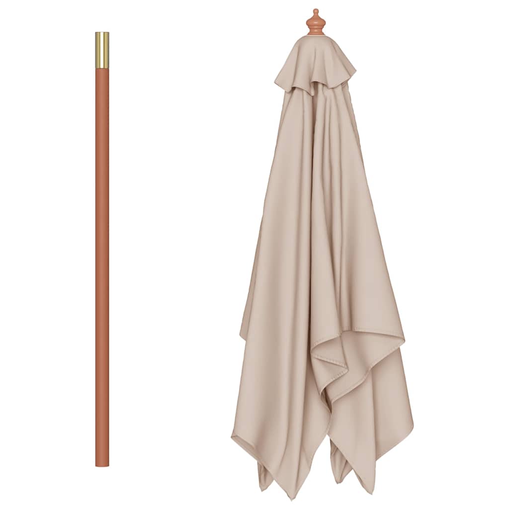Sodo skėtis ARNOLD, taupe, 150x200x235cm