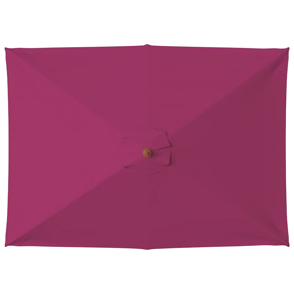 Sodo skėtis ARVID, raudona, 150x200cm