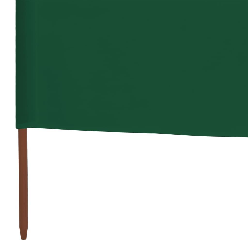 Vēja aizsegs, zaļš, 400x120cm, audums, 3 paneļi