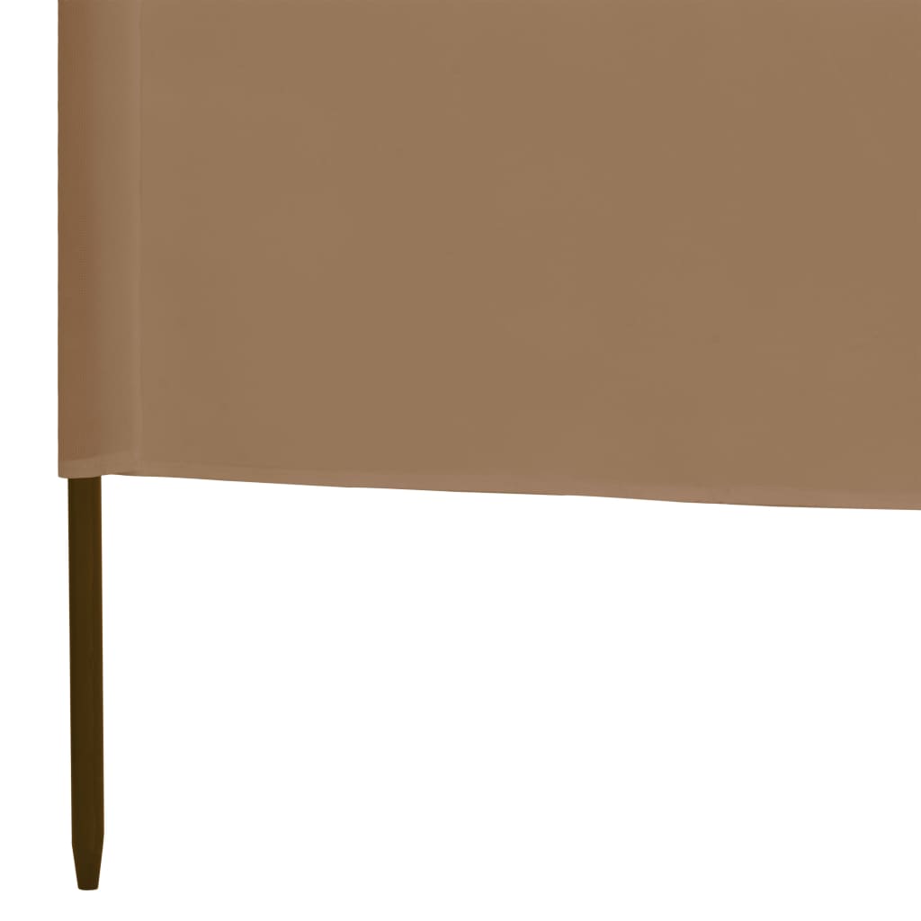 Uždanga nuo vėjo, taupe sp., 400x120cm, audinys, 3 plokštės