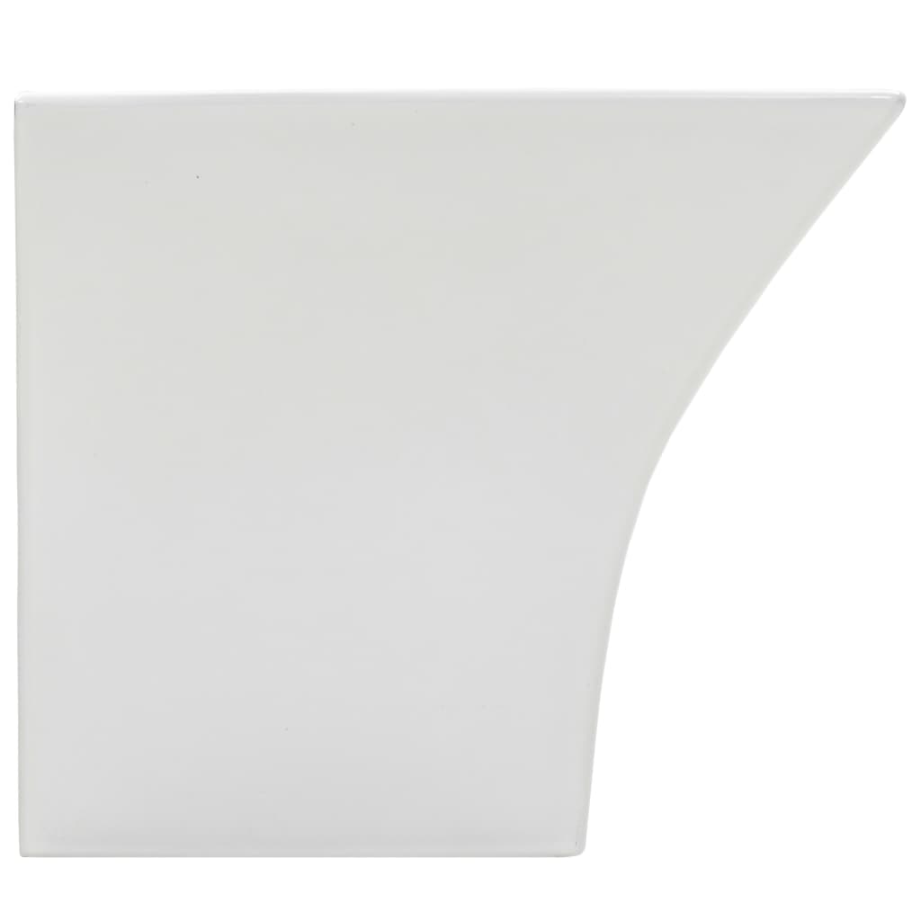 Pie sienas mont. izlietne, balta, 500x450x410mm, keramika