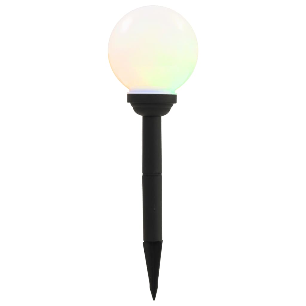 Solar-powered LED outdoor lights, 4 pcs, 15cm