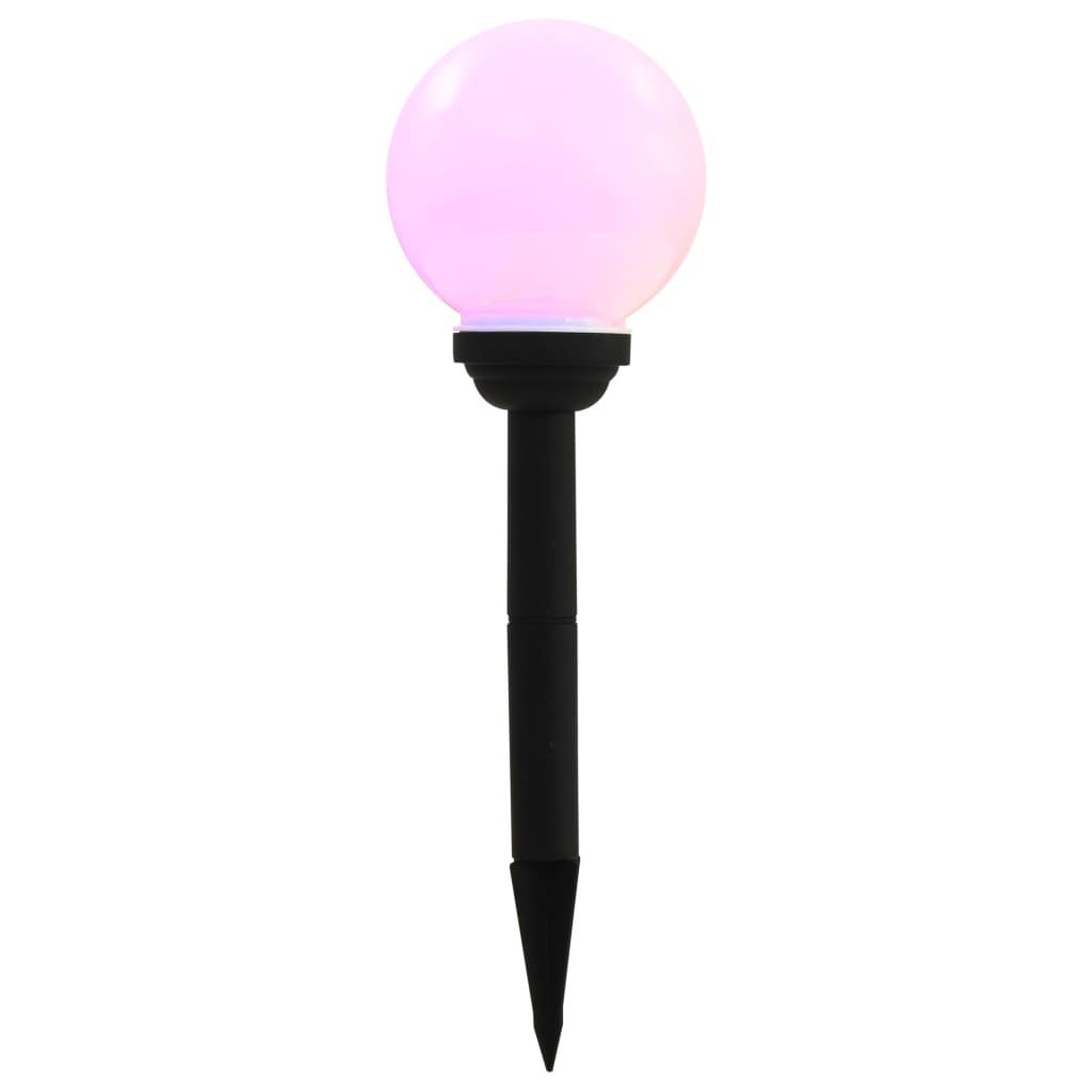 Solar-powered LED outdoor lights, 4 pcs, 15cm