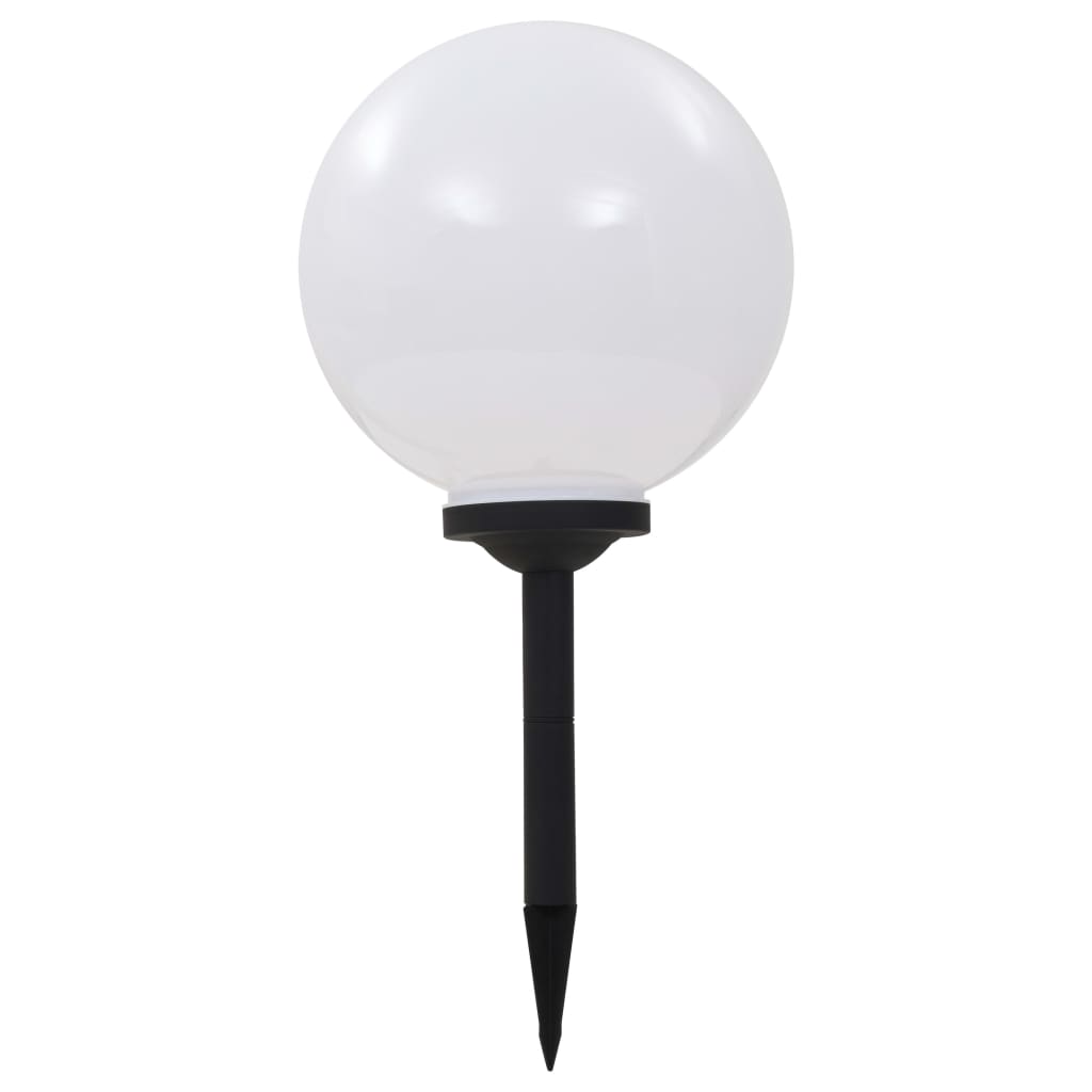 Solar-powered outdoor LED lamps, 2 pcs., 30cm