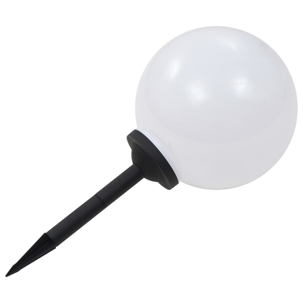 Solar-powered outdoor LED lamps, 2 pcs., 30cm