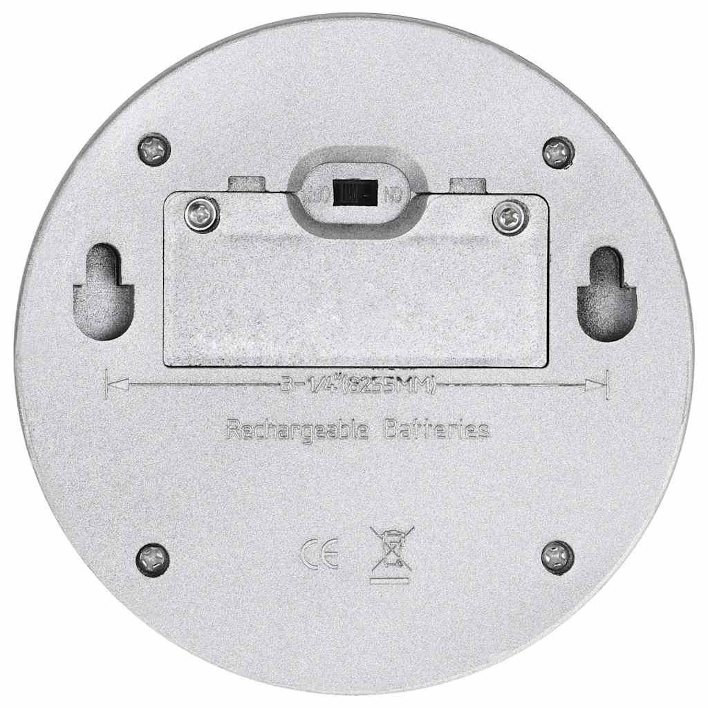 Saulės energija įkraunami lauko LED šviestuvai, 12vnt., sidabro
