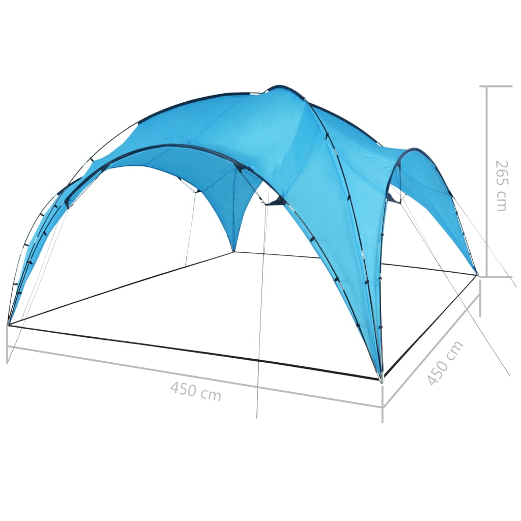 Event Tent CLIFF, blue, 450x450cm