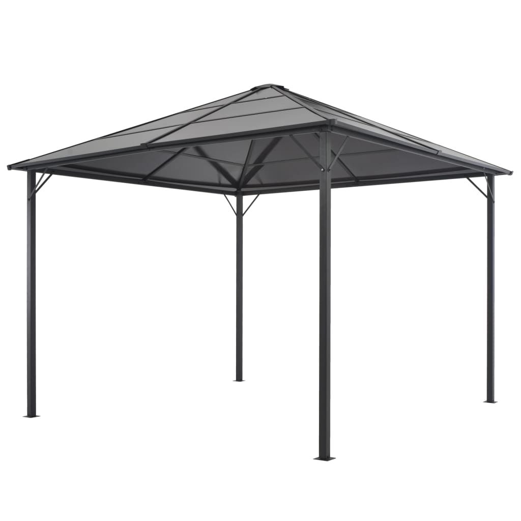 Pavėsinė su stogu MAXIM, antracito, 3x3m