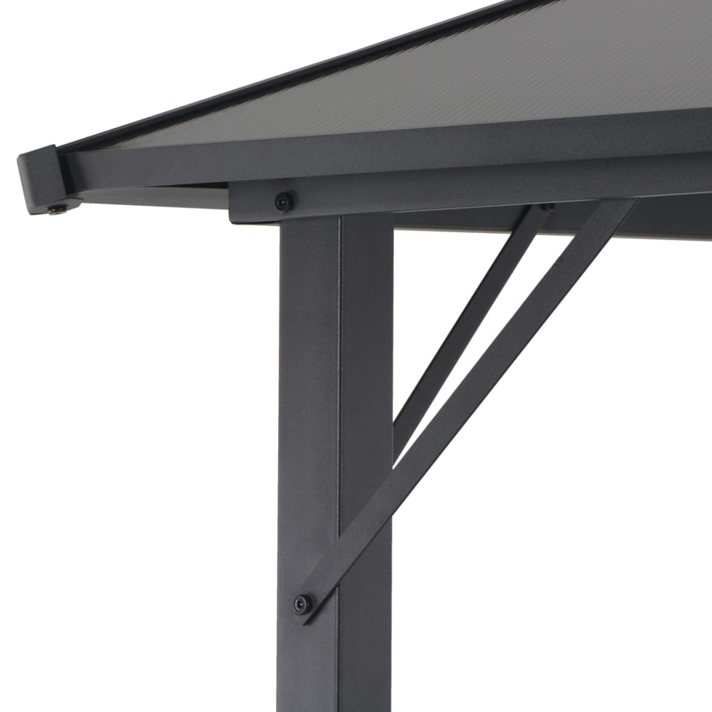 Pavėsinė su stogu MAXIM, antracito, 3x3m