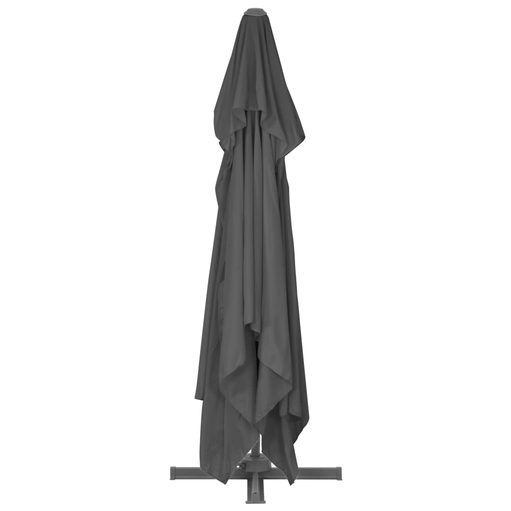 Cantilever Garden Parasol with Aluminum Pole, 400x300 cm, Anthracite