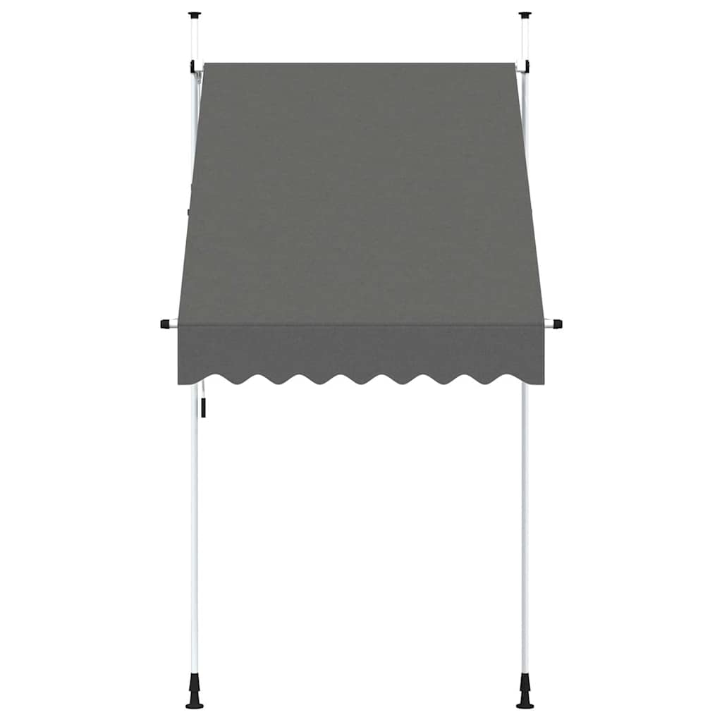Rankiniu būdu ištraukiama markizė, antracito, 150cm