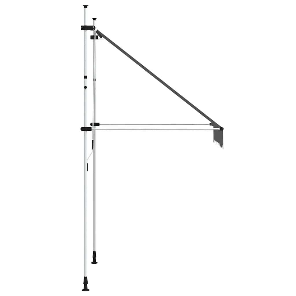 Rankiniu būdu ištraukiama markizė, antracito, 150cm