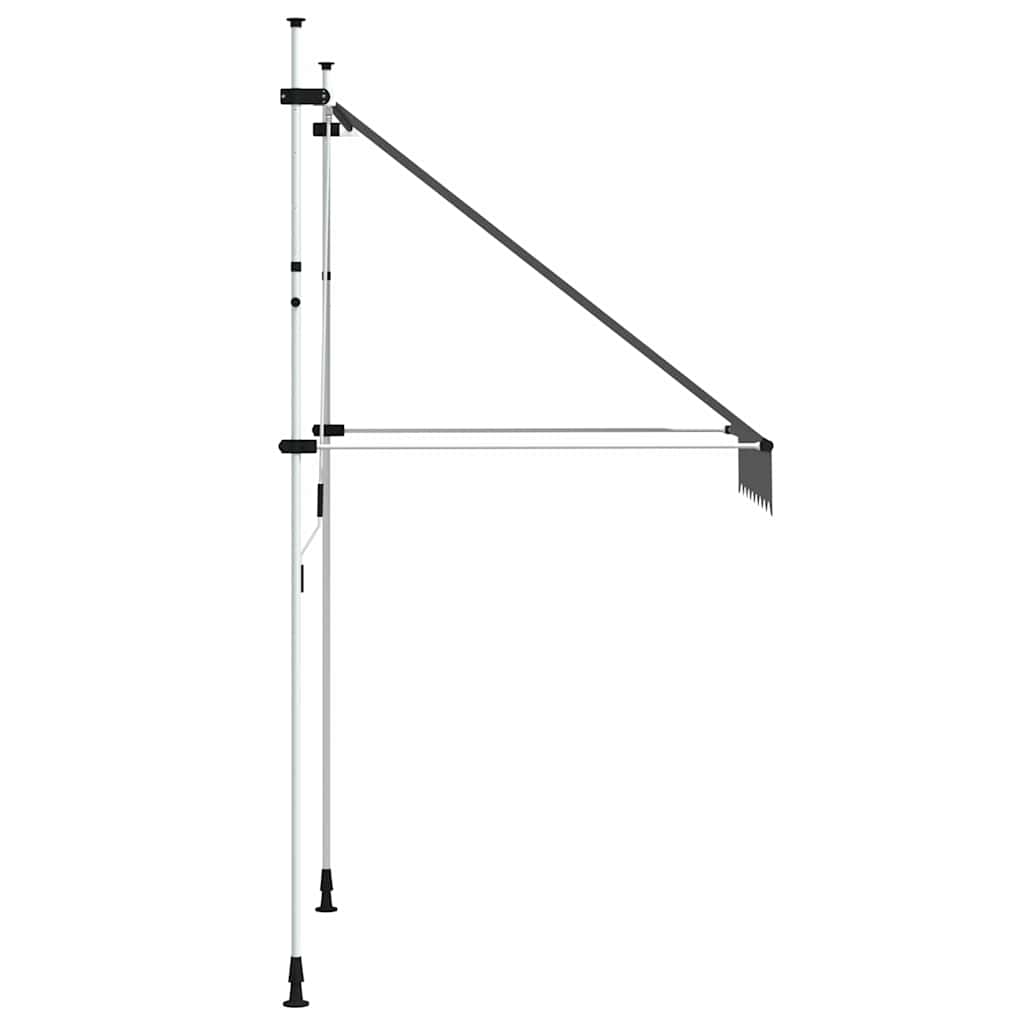 Rankiniu būdu ištraukiama markizė, antracito, 150cm