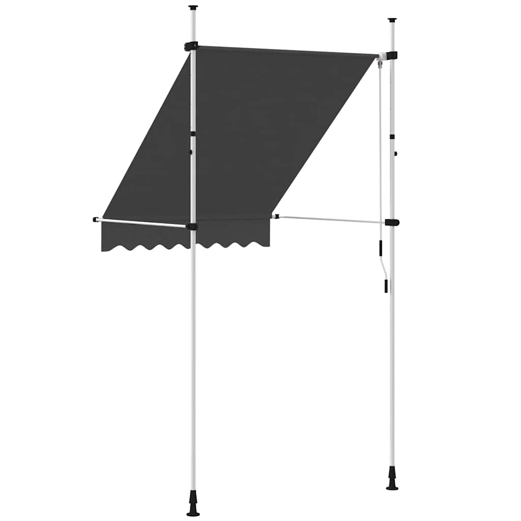 Rankiniu būdu ištraukiama markizė, antracito, 150cm