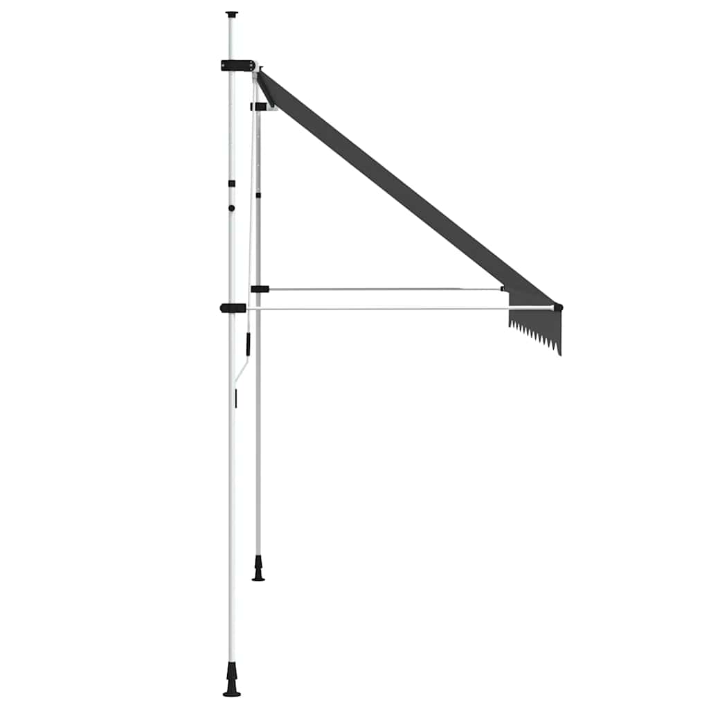 Rankiniu būdu ištraukiama markizė, antracito, 300cm