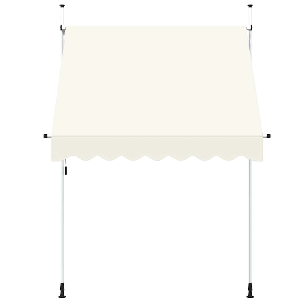 Rankiniu būdu ištraukiama markizė, kreminė, 200 cm