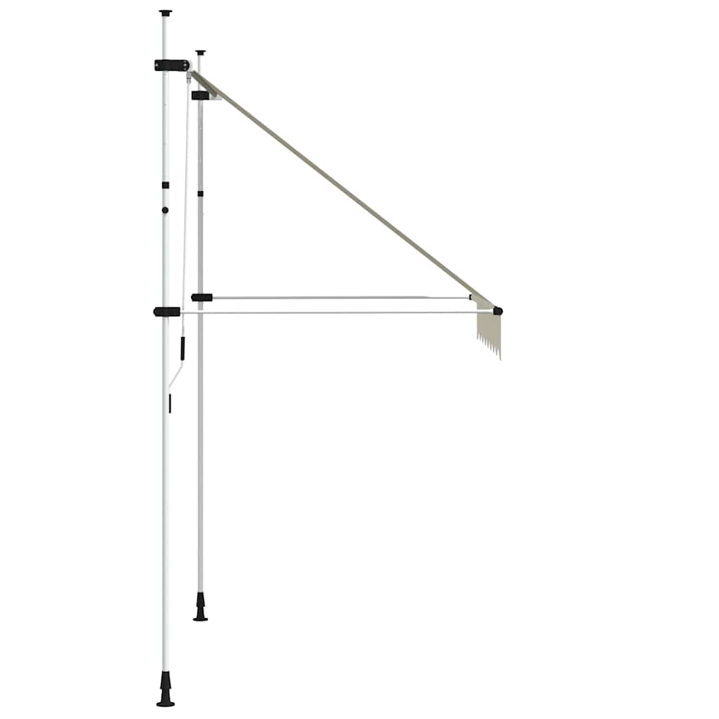 Rankiniu būdu ištraukiama markizė, kreminė, 200 cm