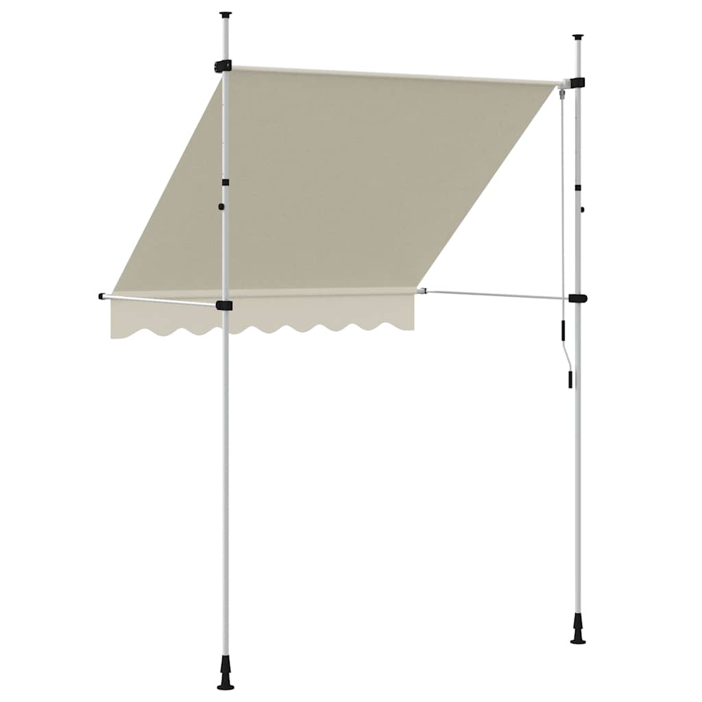 Rankiniu būdu ištraukiama markizė, kreminė, 200 cm