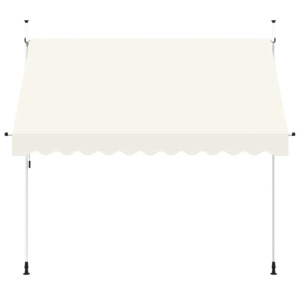 Rankiniu būdu ištraukiama markizė, kreminė, 300cm