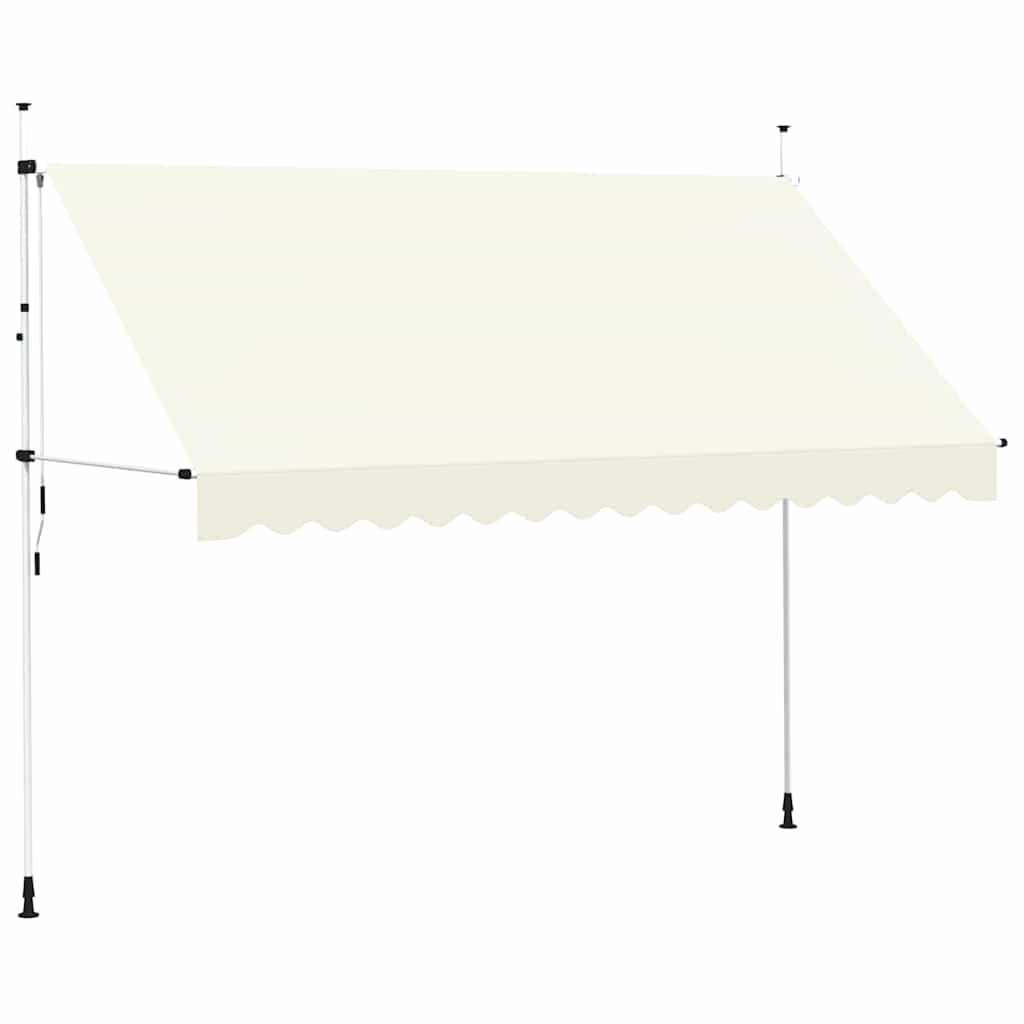 Rankiniu būdu ištraukiama markizė, 350cm, kreminės sp.