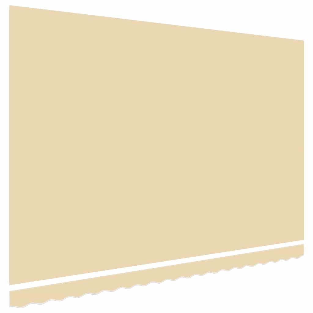 Awning canopy, cream, 5x3 m