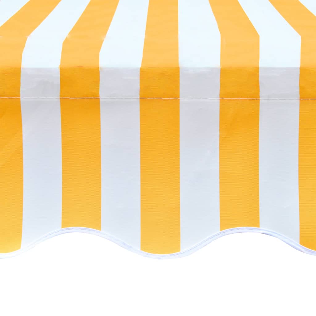 Marķīzes audums, oranžs un balts, 5x3m