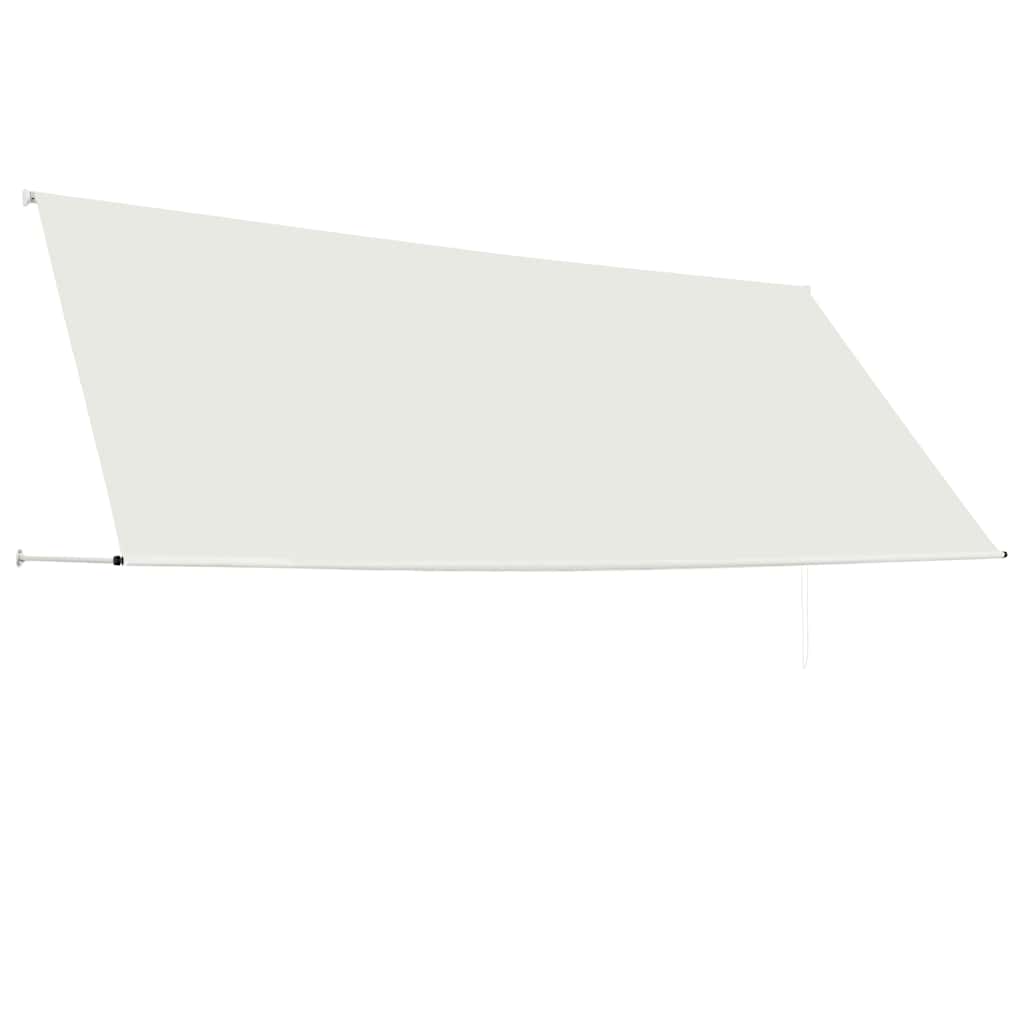 Ištraukiama markizė, kreminės spalvos, 350x150 cm