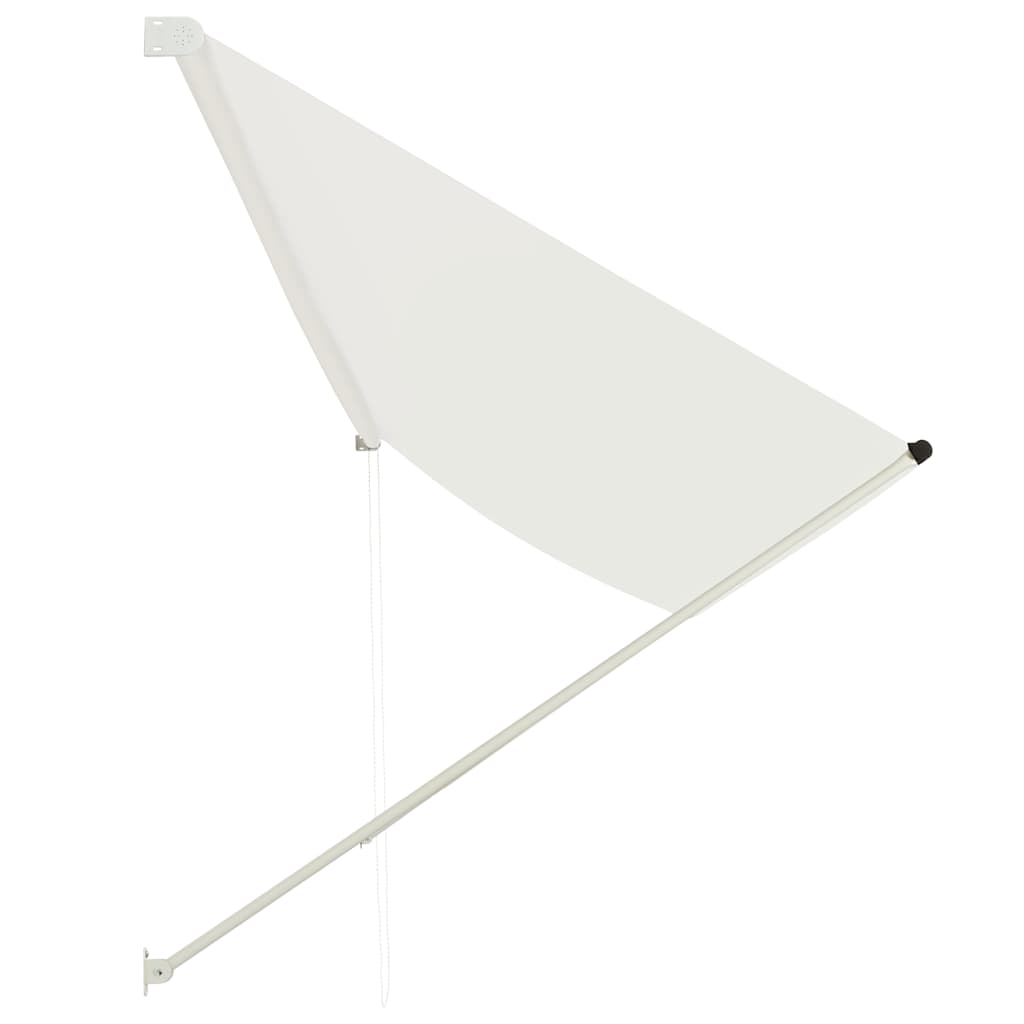 Retractable awning, cream, 400x150 cm
