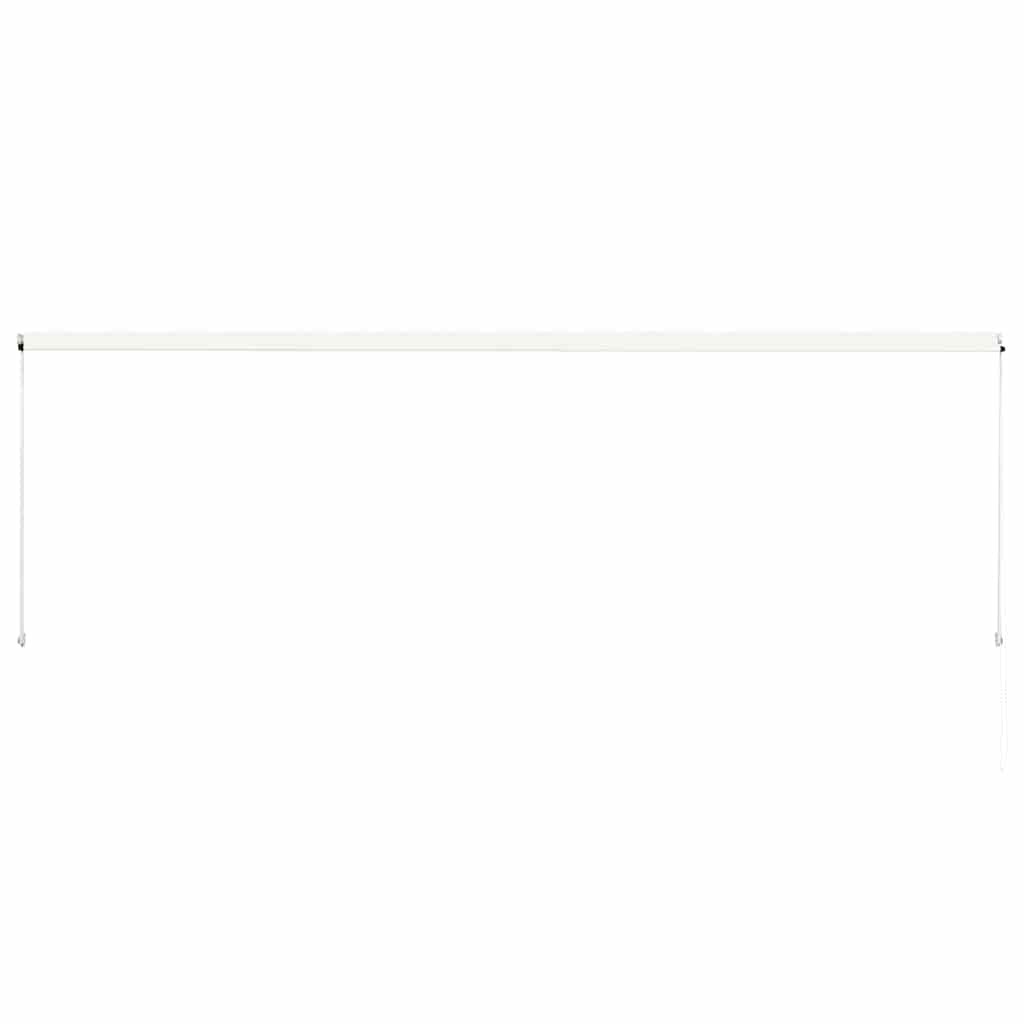 Retractable awning, cream, 400x150 cm