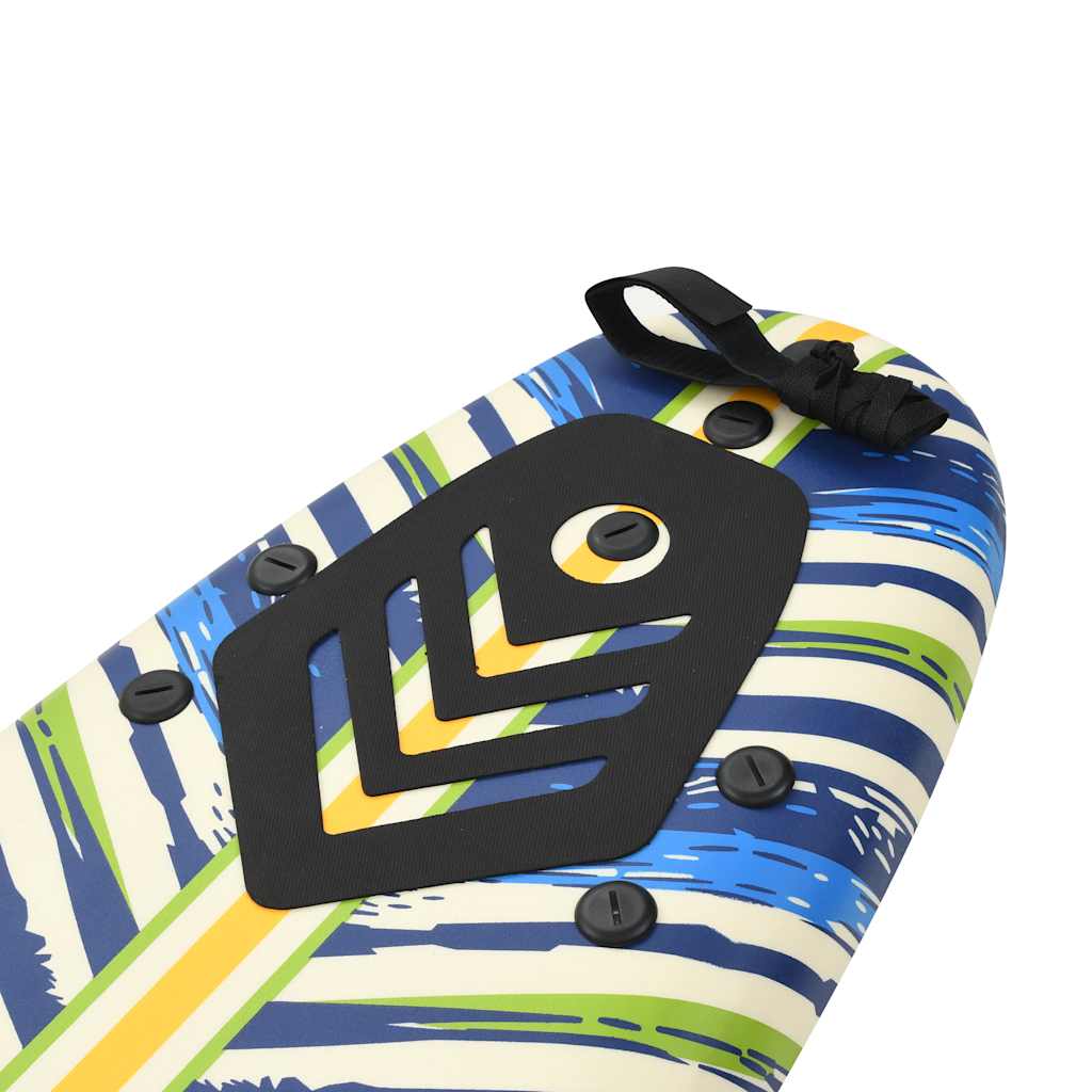 Surfboard, 170cm, leaf design