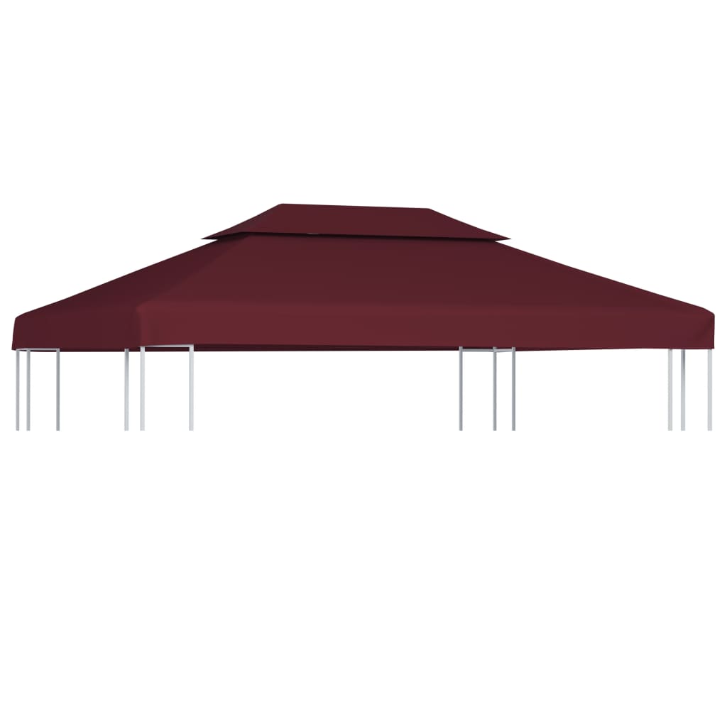 Gazebo cover, burgundy, 4x3m, 310 g/m²