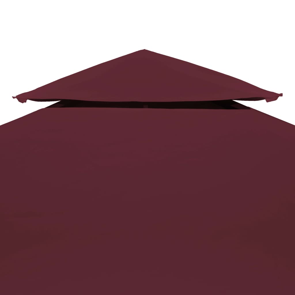 Gazebo cover, burgundy, 4x3m, 310 g/m²